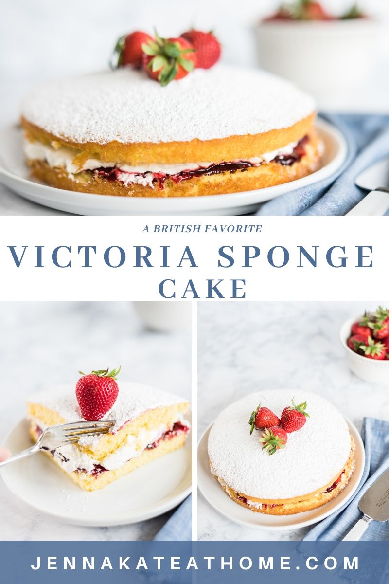 victoria sponge cake pinteres