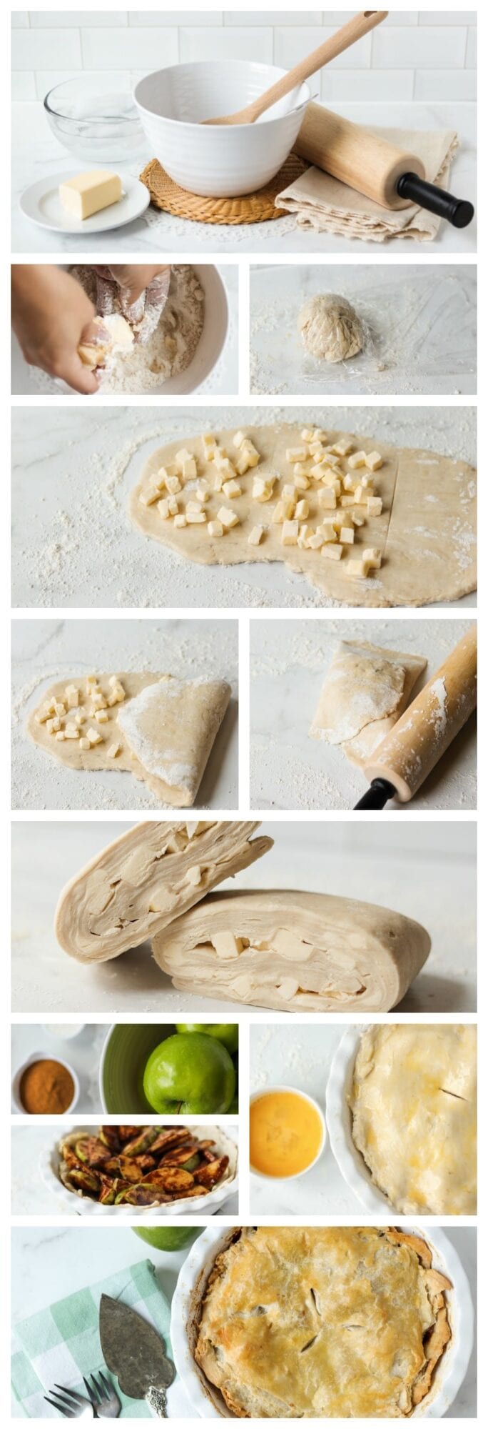 step by step making the puff pastry