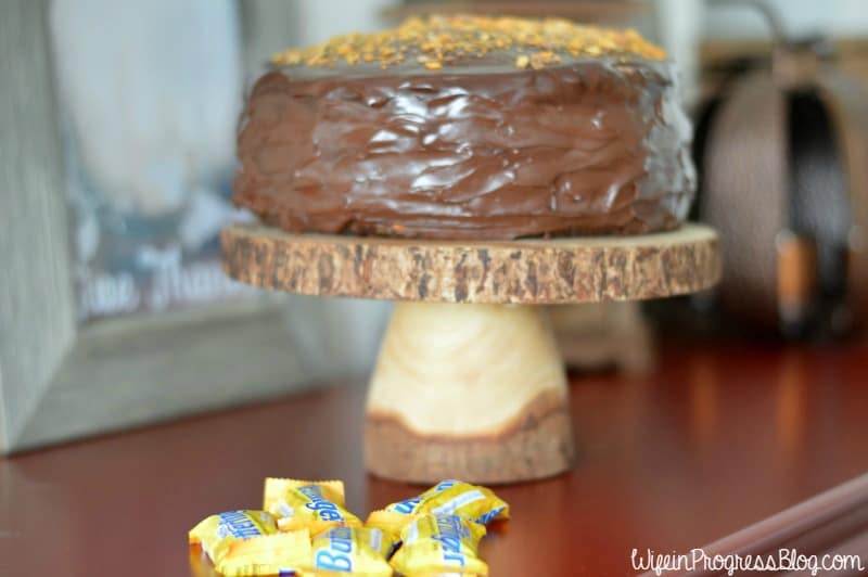 chocolate caramel crunch cake | Wife in Progress