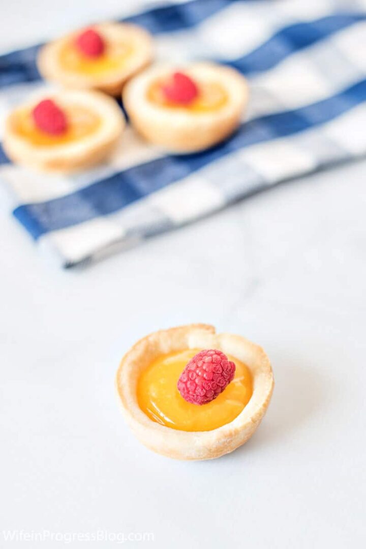 Lemon Curd & Raspberry Tartlets - Pass The Butter