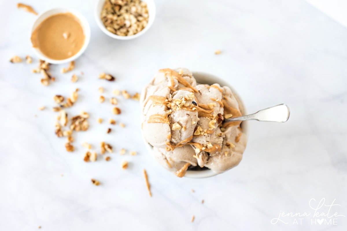 A delicious take on banana ice cream using only overripe bananas!