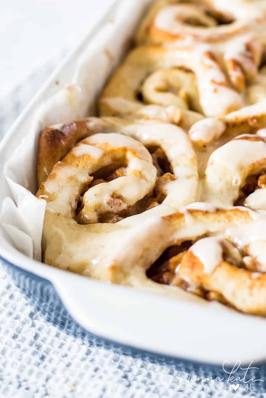 Forget Pillsbury cinnamon rolls. These homemade apple pie cinnamon rolls are the best thing you'll ever make!