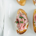 roast beef crostini