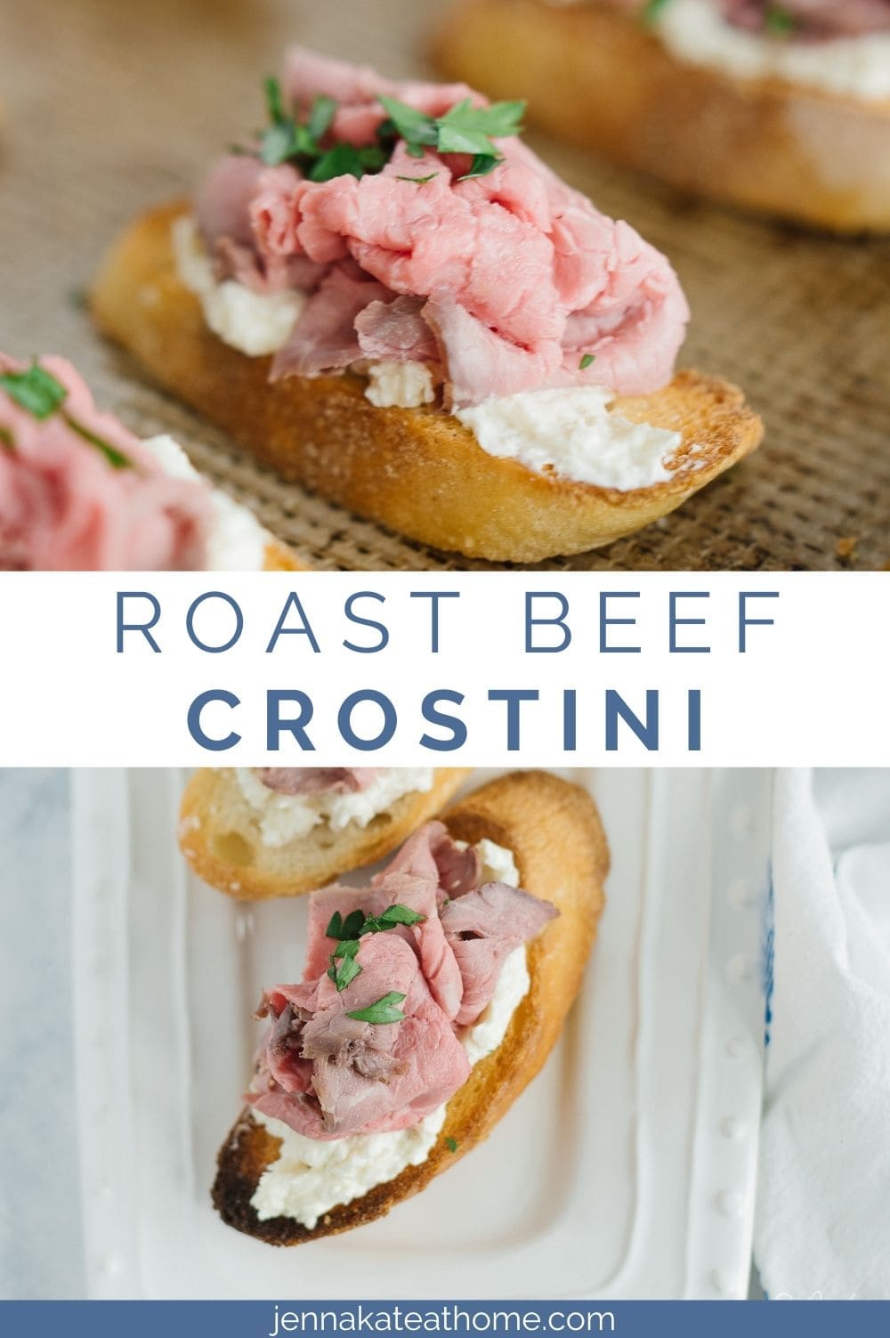 roast beef crostini
