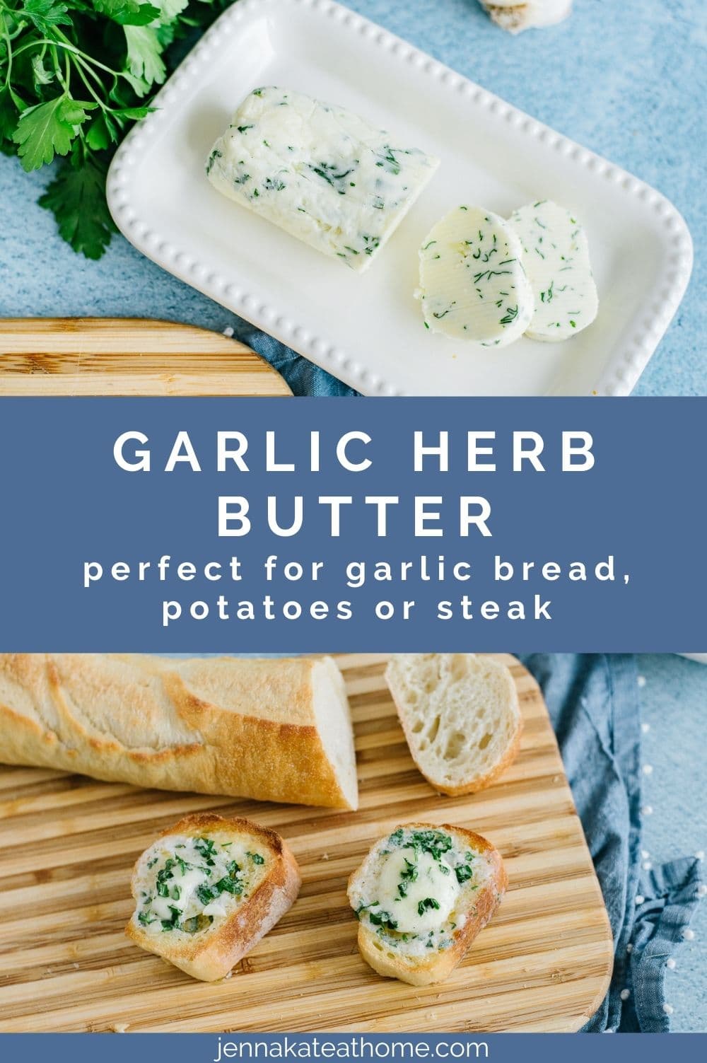 garlic herb butter pin