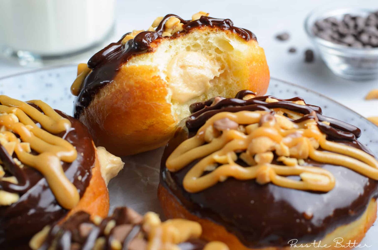 Reese's Peanut Butter Filled Donuts Pass The Butter