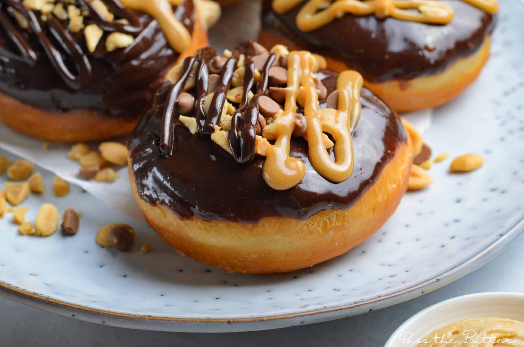 Reese's Peanut Butter Filled Donuts - Pass The Butter