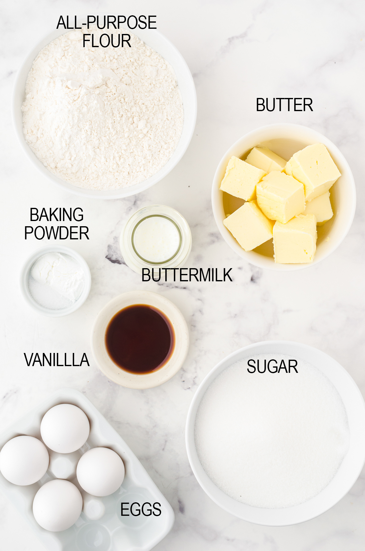 ingredients needed for the fresh fruit cake recipe