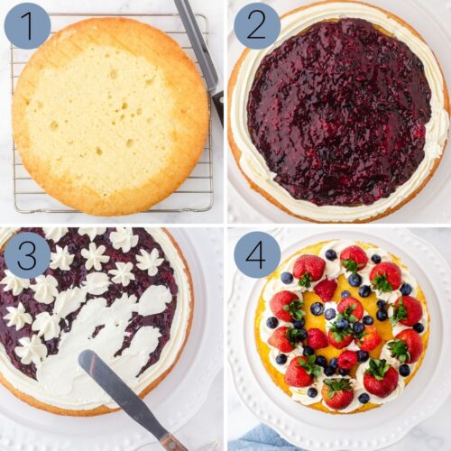 Fresh Fruit Cake - Pass The Butter