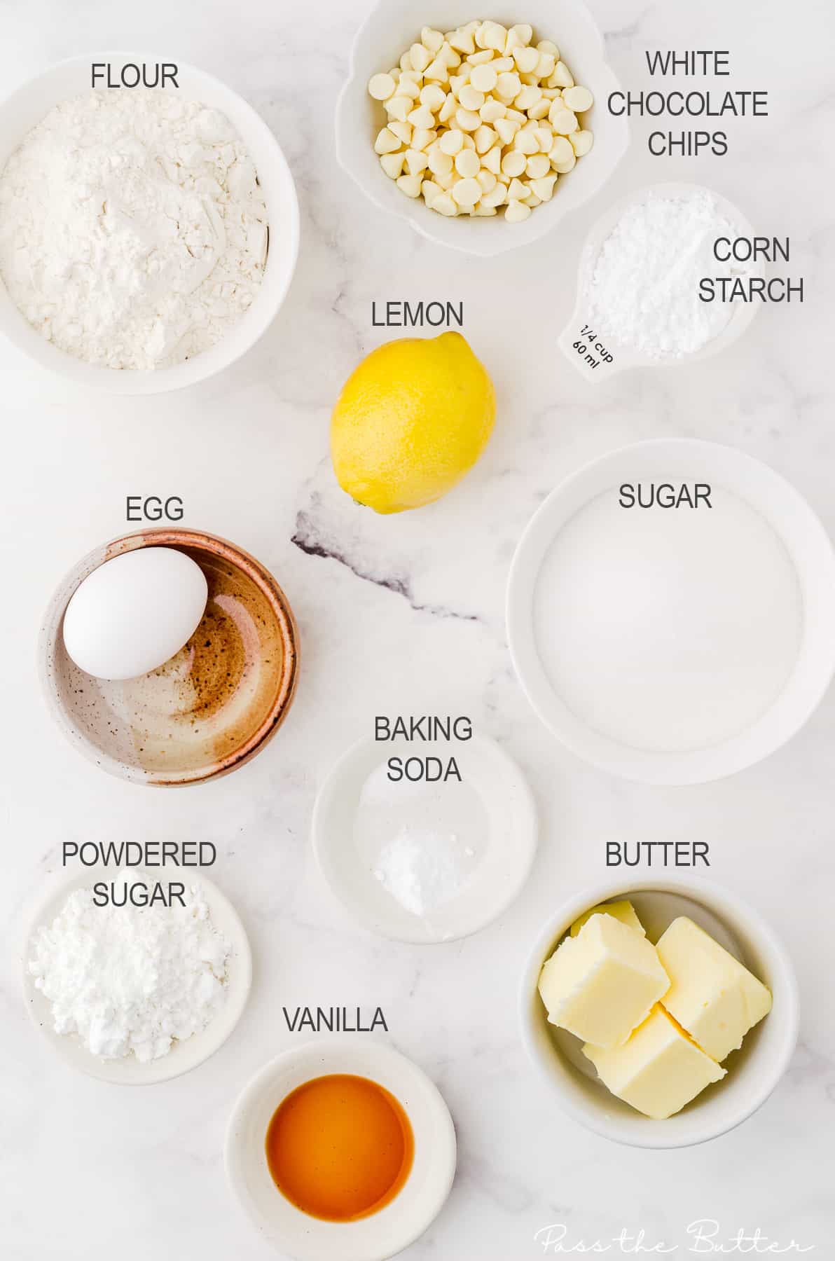 lemon drop cookie ingredients