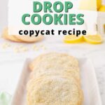 panera lemon drop cookie recipe pin image