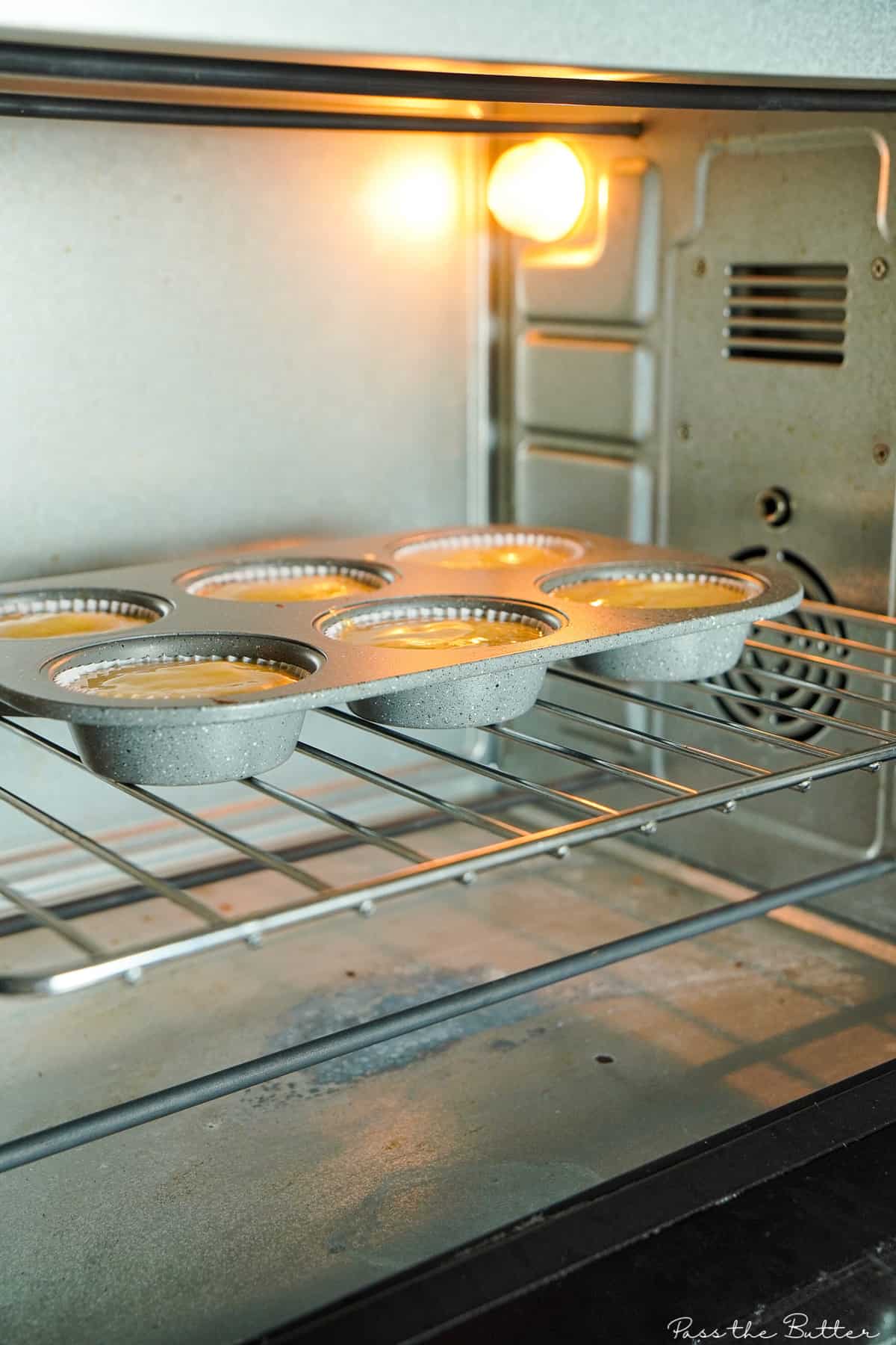 cupcakes in the oven